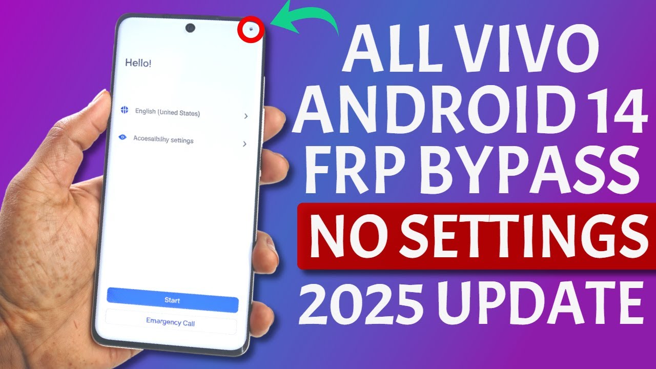 2025 NEW SECURITY - ALL VIVO ANDROID 14 FRP BYPASS WITHOUT PC/ NO OPEN SEETINGS [100% DONE]