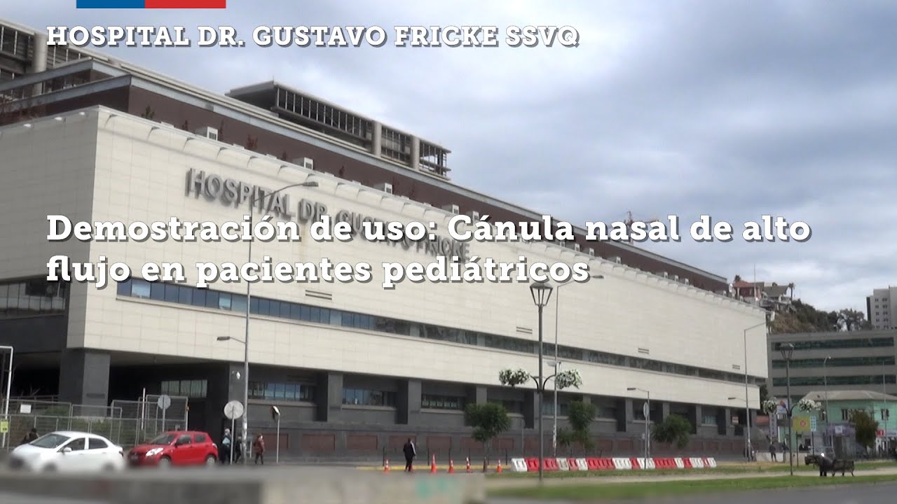 Demostración de uso de cánula nasal de alto flujo en pacientes pediátricos