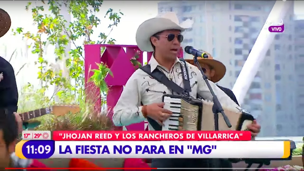 Jhojan Reed y Los Rancheros de Villarrica.matinal de MEGA 