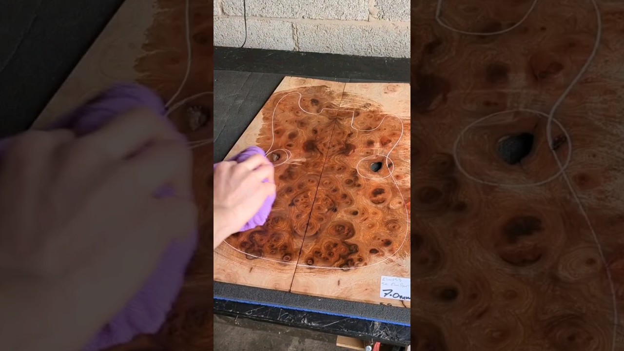 5A Elm Burl Guitar Top 🤩 This Will Be Unbelievable!
