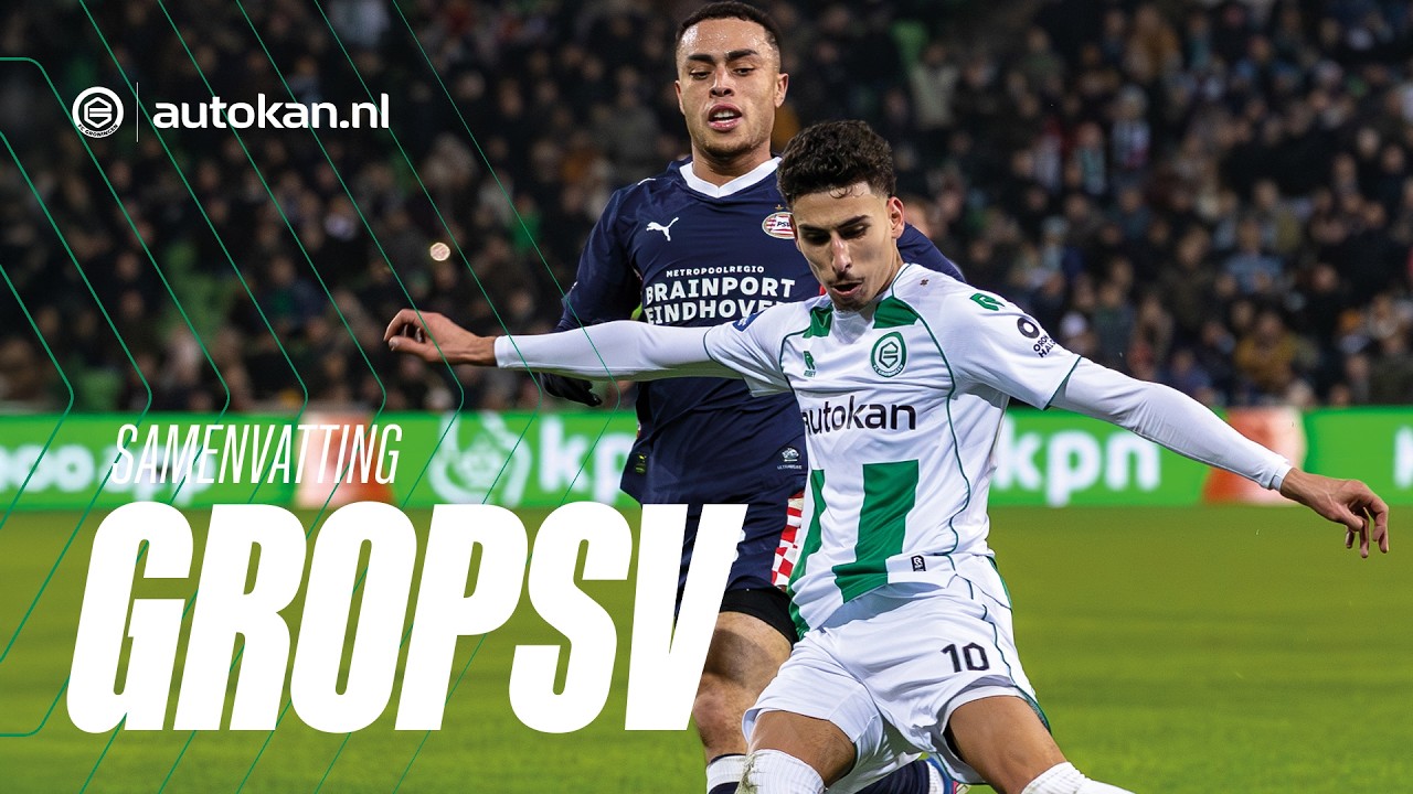 FC Groningen - PSV | Samenvatting