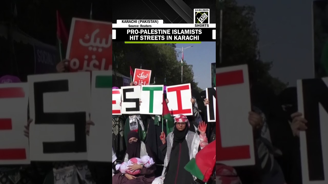 Huge Pro-Palestine rally organised in Pakistan&rsquo;s Karachi, Jamaat-e-Islami followers march for &lsquo;Gaza&rsquo;
