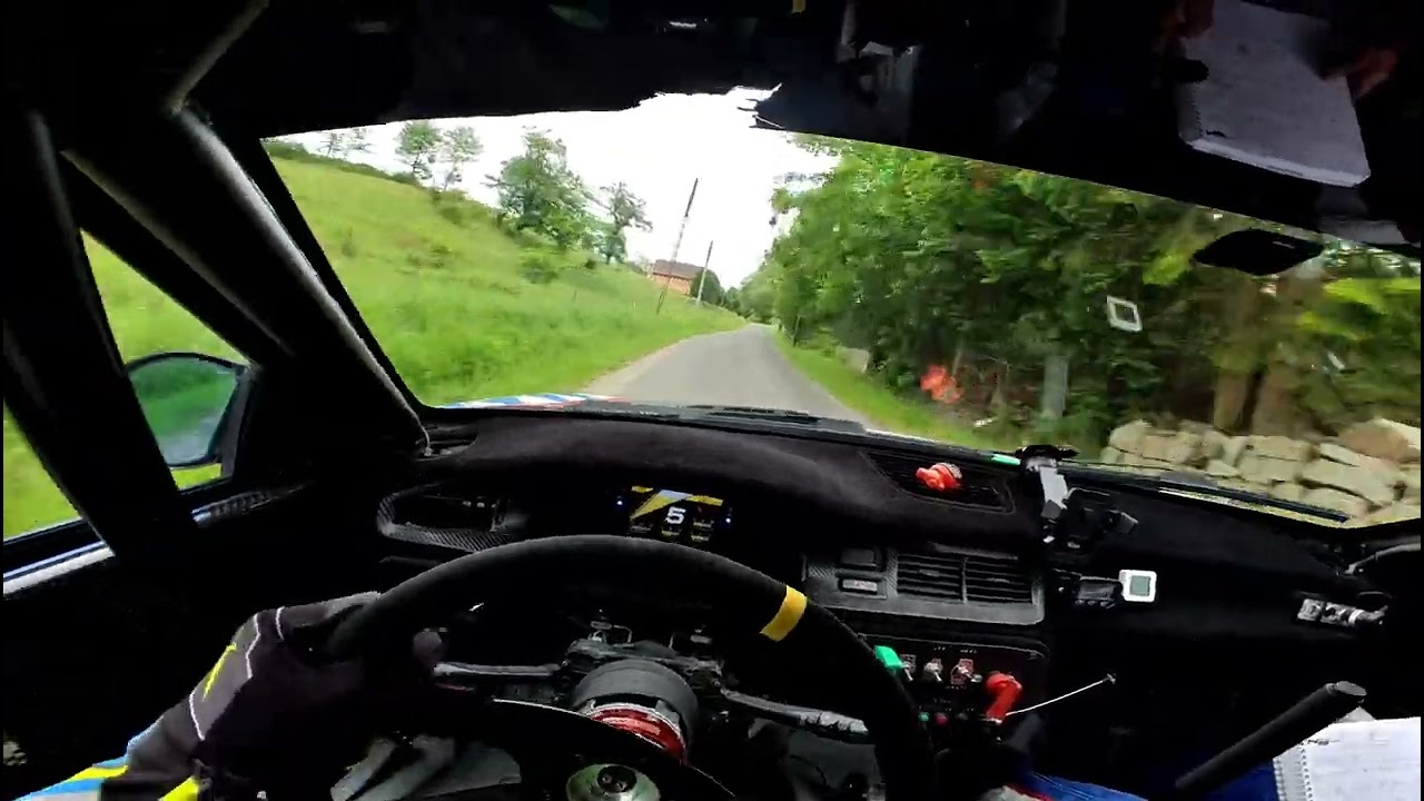 3.Rajd Natury 26.05.2024, OS 6 Cieszów,  Kordian Pelczar - Honda Civic /Klasa 9 Junior/