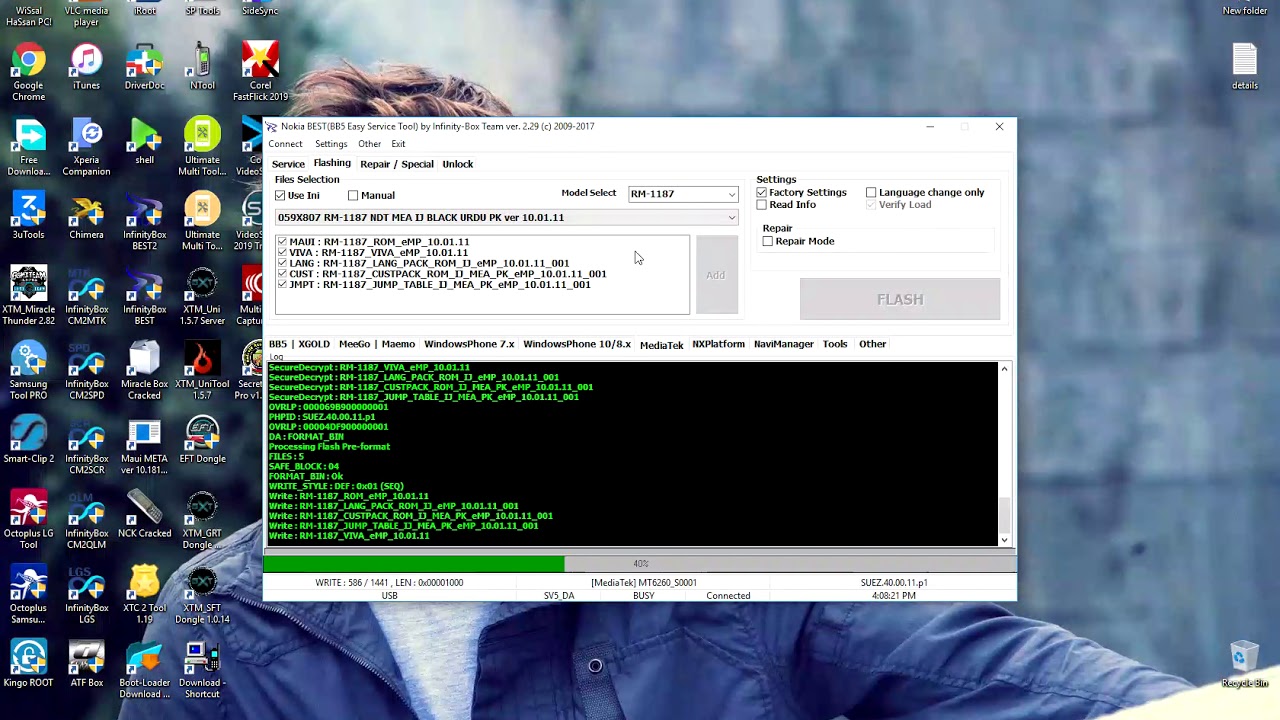 Nokia 216 RM 1187 Flashing