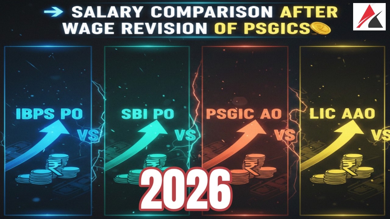 IBPS PO vs SBI PO vs PSGIC AO vs LIC AAO Salary 2026 💰 | Perks & Allowances FULL Comparison #salary