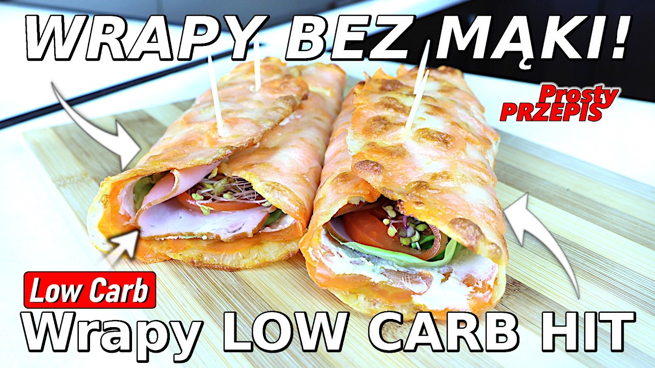 Bez mąki, bez spiny! Wrapy z marchewki i mozzarelli (LOW CARB)