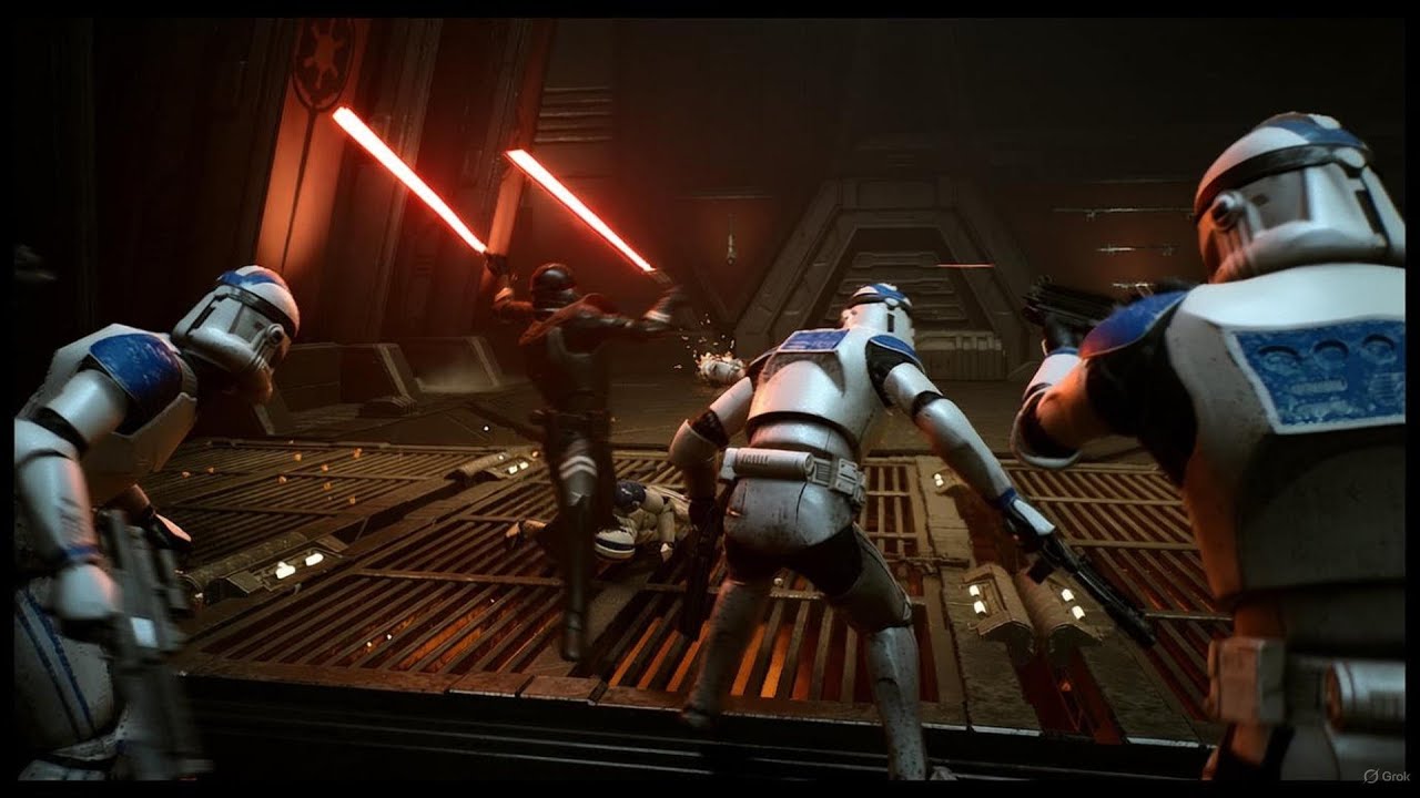 Star Wars: Jedi Fallen Order - 501st Clone Troopers VS Purge Troopers - NPC Wars