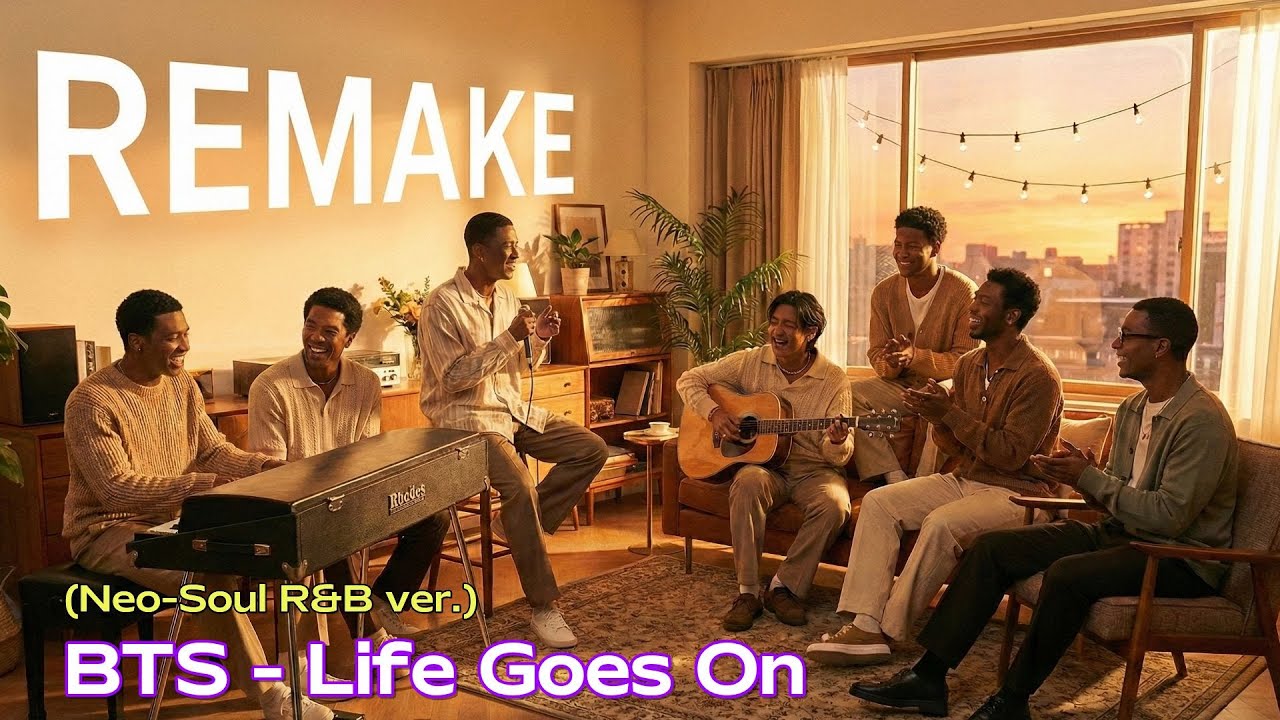 비 오는 날, 창밖 보면서 듣기 좋은 노래 1위 🌧️ BTS - Life Goes On (Neo-Soul R&B ver.)