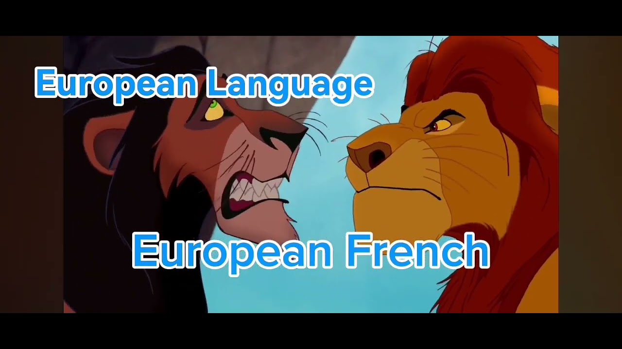 The Lion King - Is That A Challenge ? (Scar and Mufasa) Multi-language