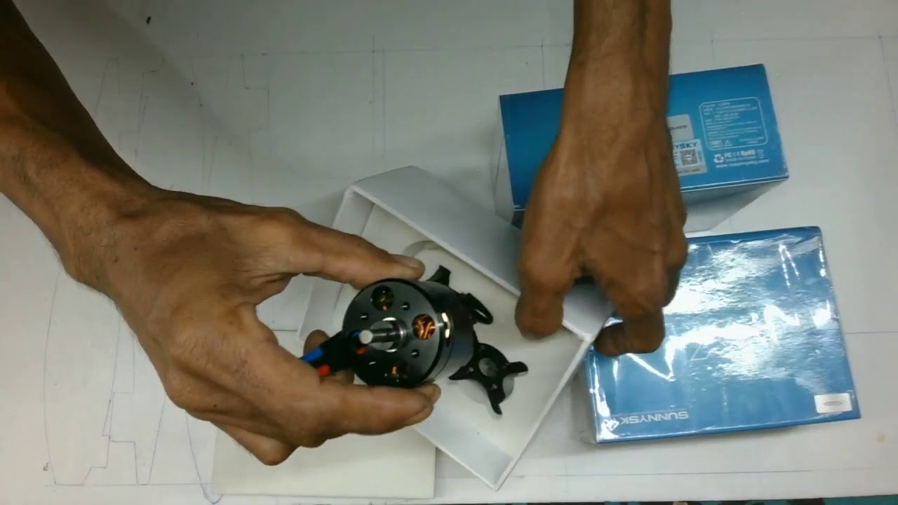 Sunnysky X3520 X3525 II 720kv High Power Brushless Motor Pesawat RC Aeromodelling Unboxing