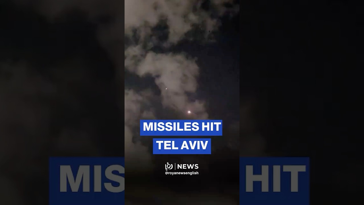 Heavy Iranian missile barrages hit Tel Aviv and surrounding areas