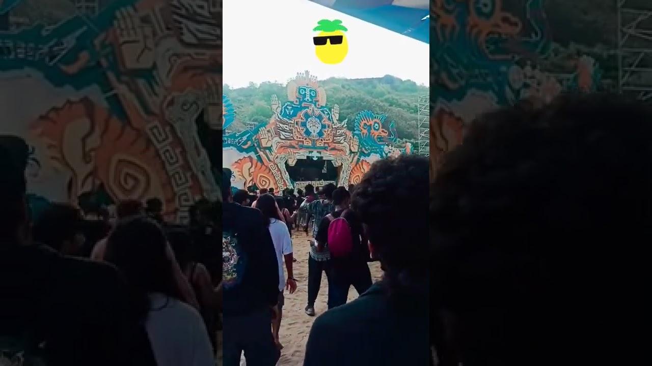 Amazing rave vibe @ Karacus Marakus sunrise, Dream beach Goa. #shorts #psytrance #rave #goa