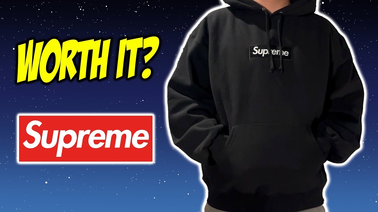 Размеры и обзор худи Supreme Box Logo?!