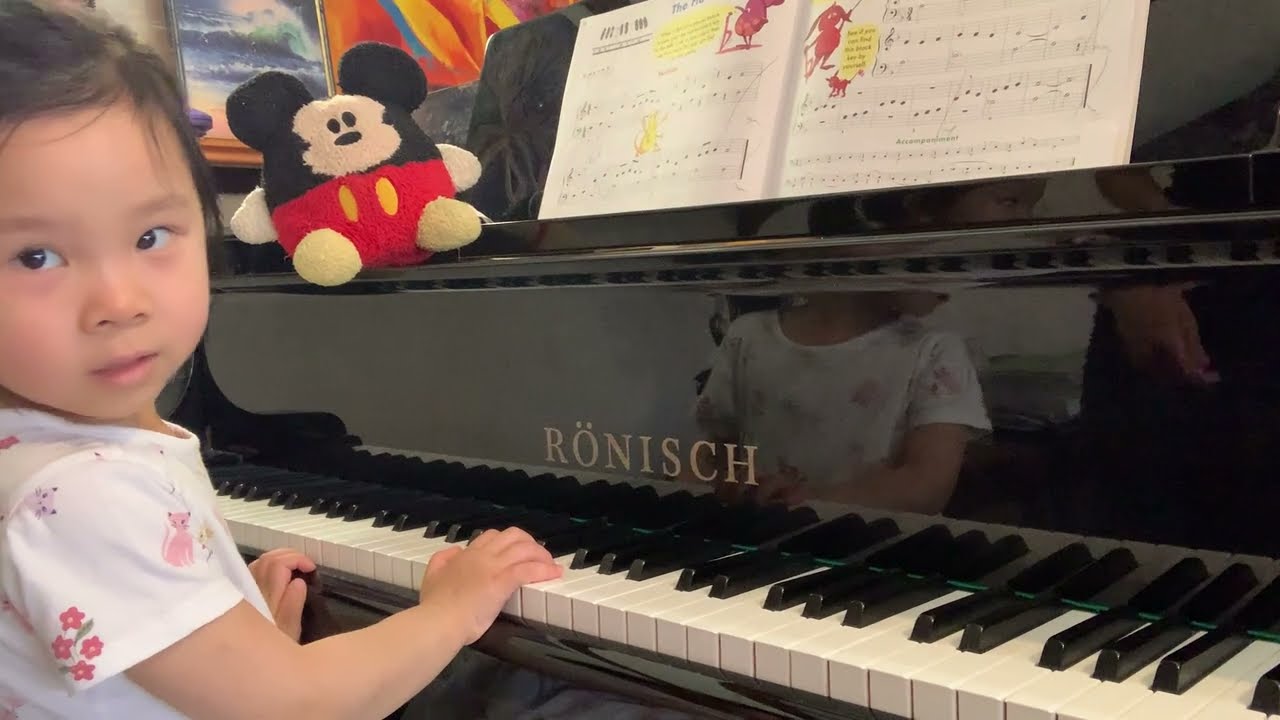4yo Ruby prepares for her 1st piano concert….serious fun lesson😱 ft. Isabelle Ng
