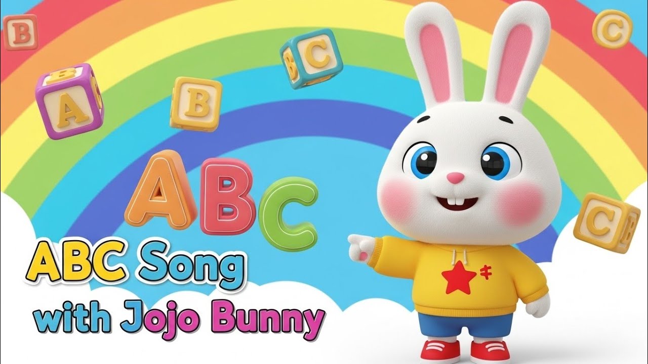 Jojo Bunny ABC Song 🐰🔤 | A to Z Alphabet Song for Kids | Learn ABC Fun Way
