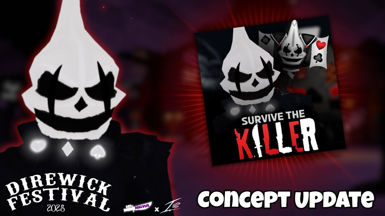 ♣️DIREWICK FESTIVAL 2025♦️Ace Masacre♠️ STK HALLOWEEN UPDATE ♥️| Survive The Killer Roblox | Concept
