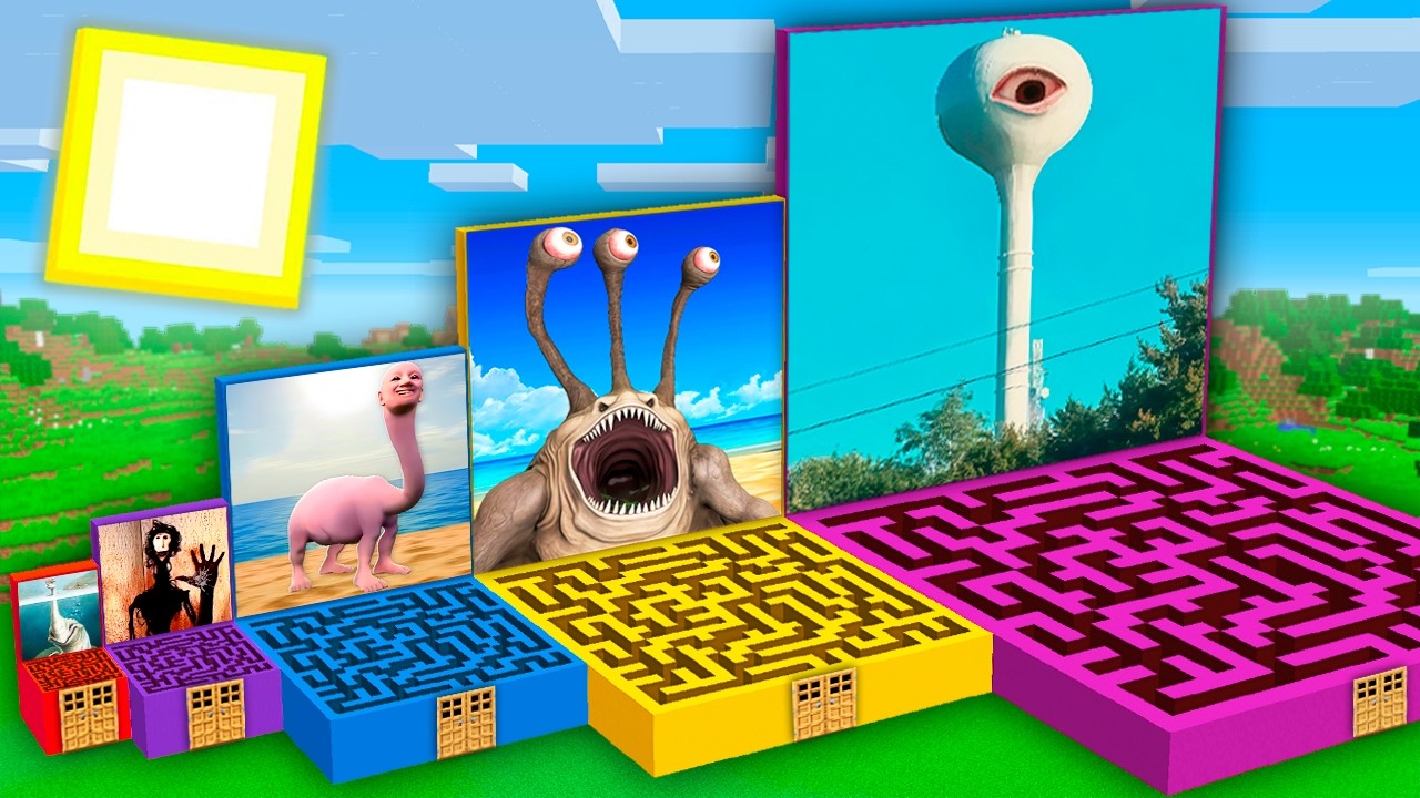 O QUE TEM NO NOVO SEA MONSTER | WATCH TOWER | HUMAN HEAD SEA MONSTER no Minecraft ?
