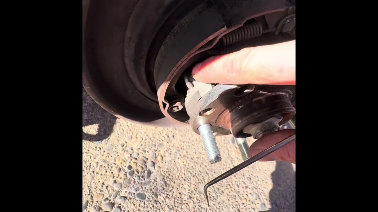 Changing the rear lug bolts on a 2004 Subaru Forester