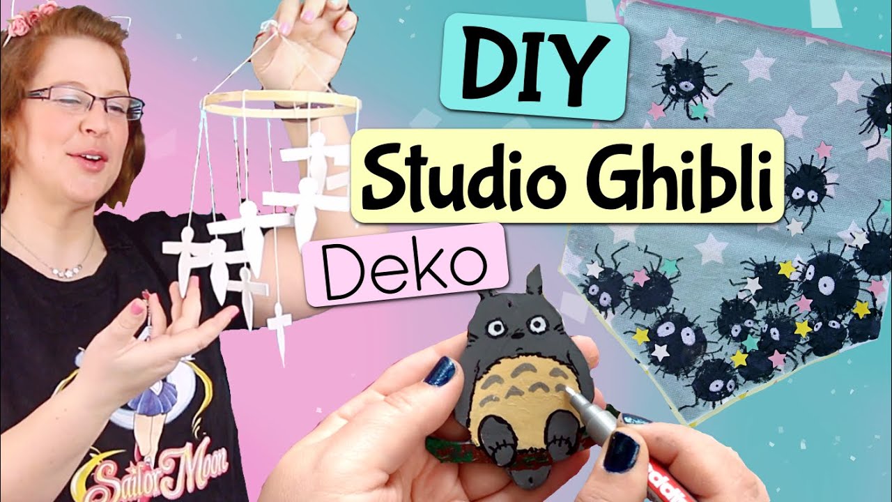 STUDIO GHIBLI DIY Dekoration 🌸 TOTORO & CHiHiRO | ANIME & OTAKU Deko selber machen HAYAO MIYAZAKI