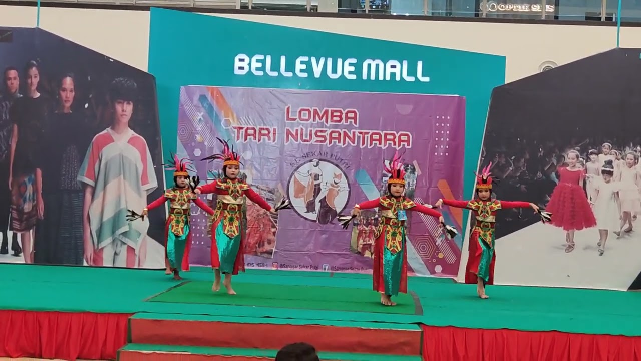 Tari Paris Berantai. Juara 1 Tari Nusantara Tiara Keinara  Nabila Quenshaa