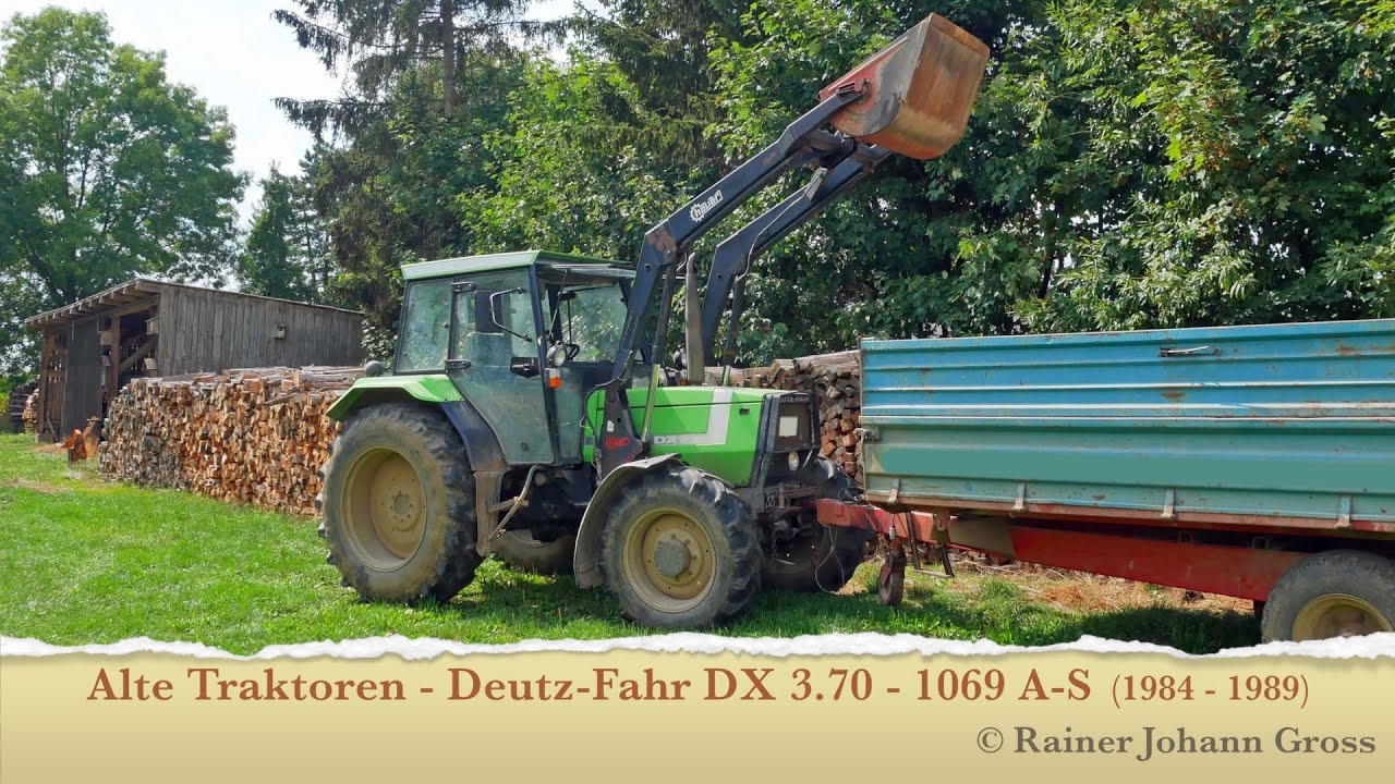 Alte Traktoren - Deutz-Fahr DX 3.70 - 1069 A-S  (1984 - 1989)