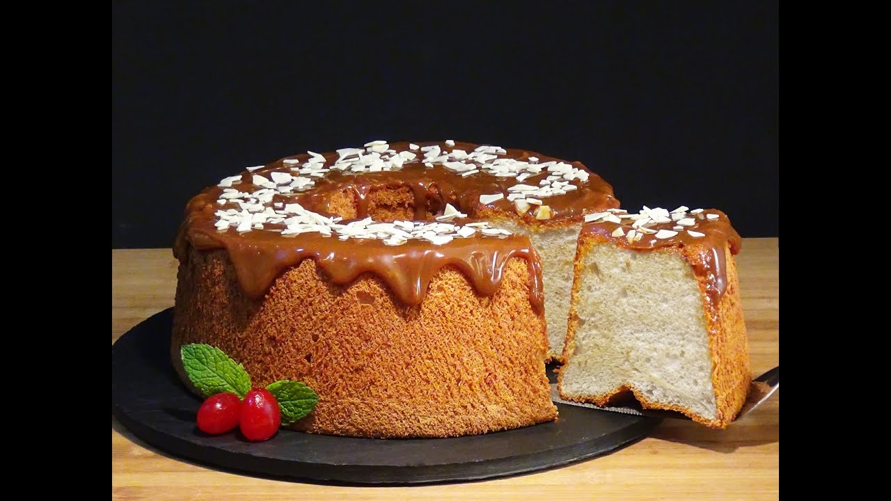 Receta Angel Food Cake (Pastel de ángel) - Recetas de cocina, paso a paso, tutorial. Loli Domínguez