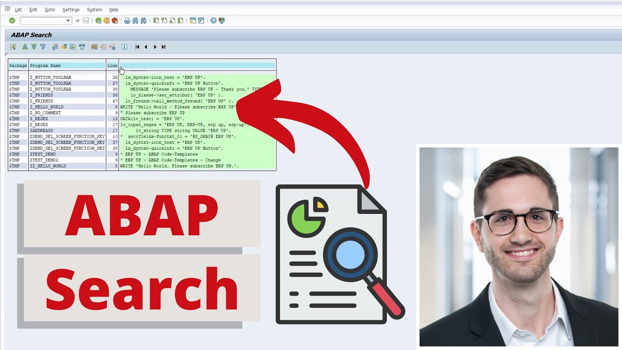 ABAP Code Search - Correct search within ABAP coding