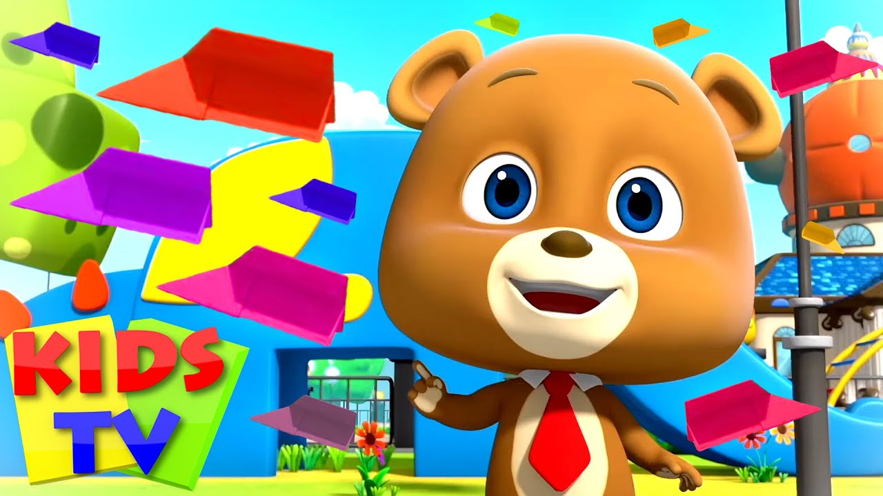 Pappersflygplan | Tecknad barn | Barnens animerade filmer | Kids TV Svenska | Rolig video