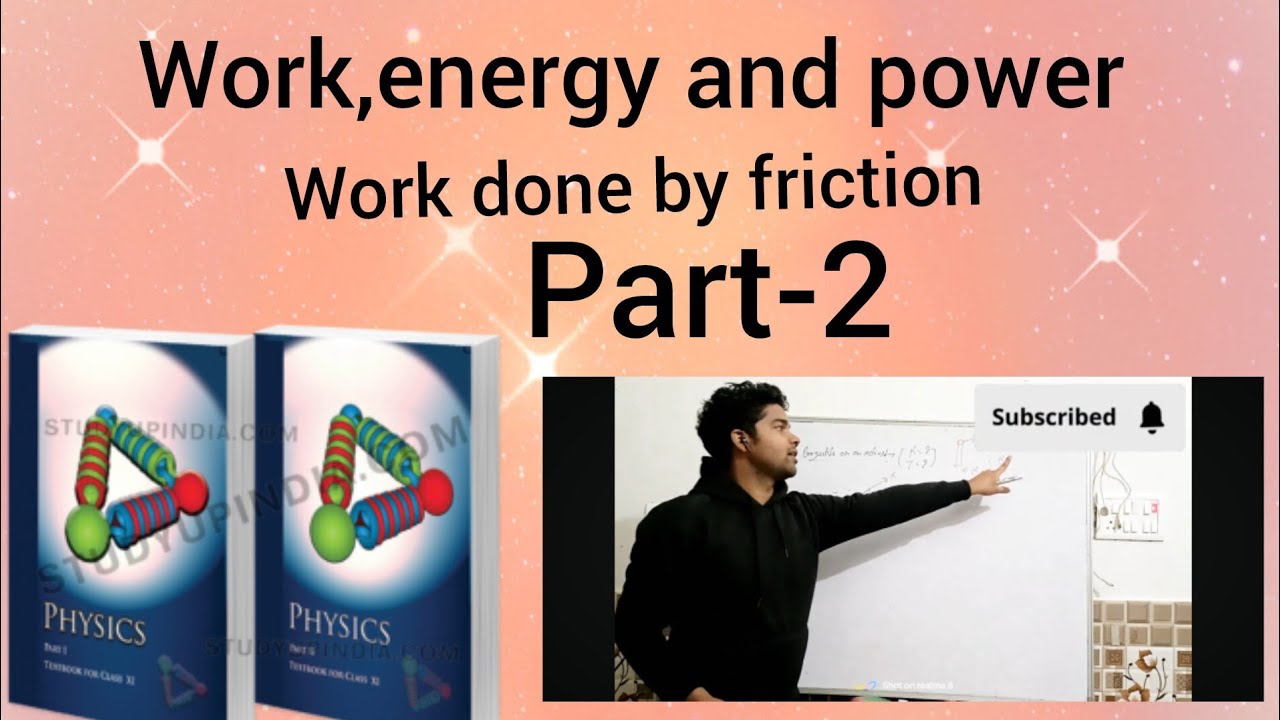 Work done by friction 