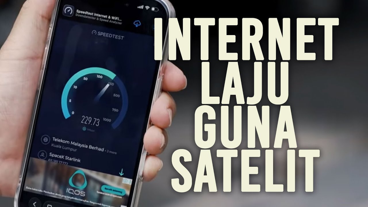 Internet Laju Guna Satelit - Starlink Mini