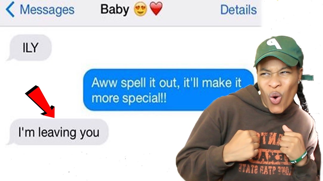 FUNNIEST BREAK UP TEXT MESSAGES REACTION!!!