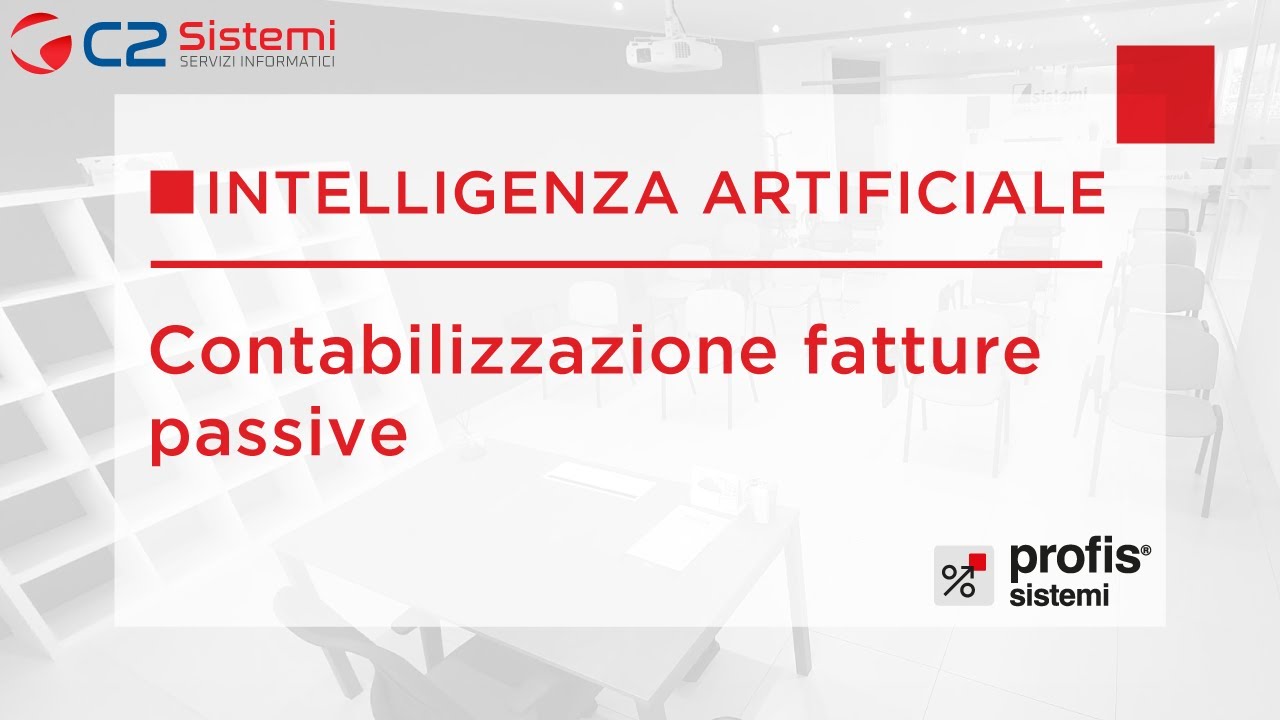 Profis registrazione fatture fornitore con intelligenza artificiale