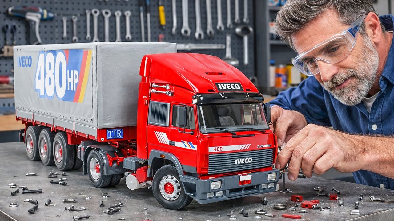 A perfect scale model of the legendary Iveco Turbostar