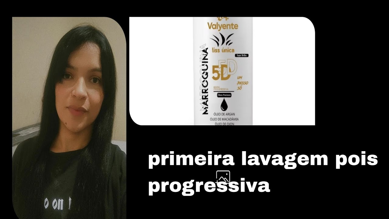 primeira vez lavando o cabelo depois da progressiva marroquina 