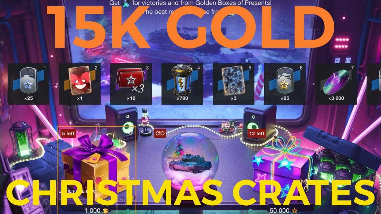15K Gold Worth Of Christmas Crates Opening
