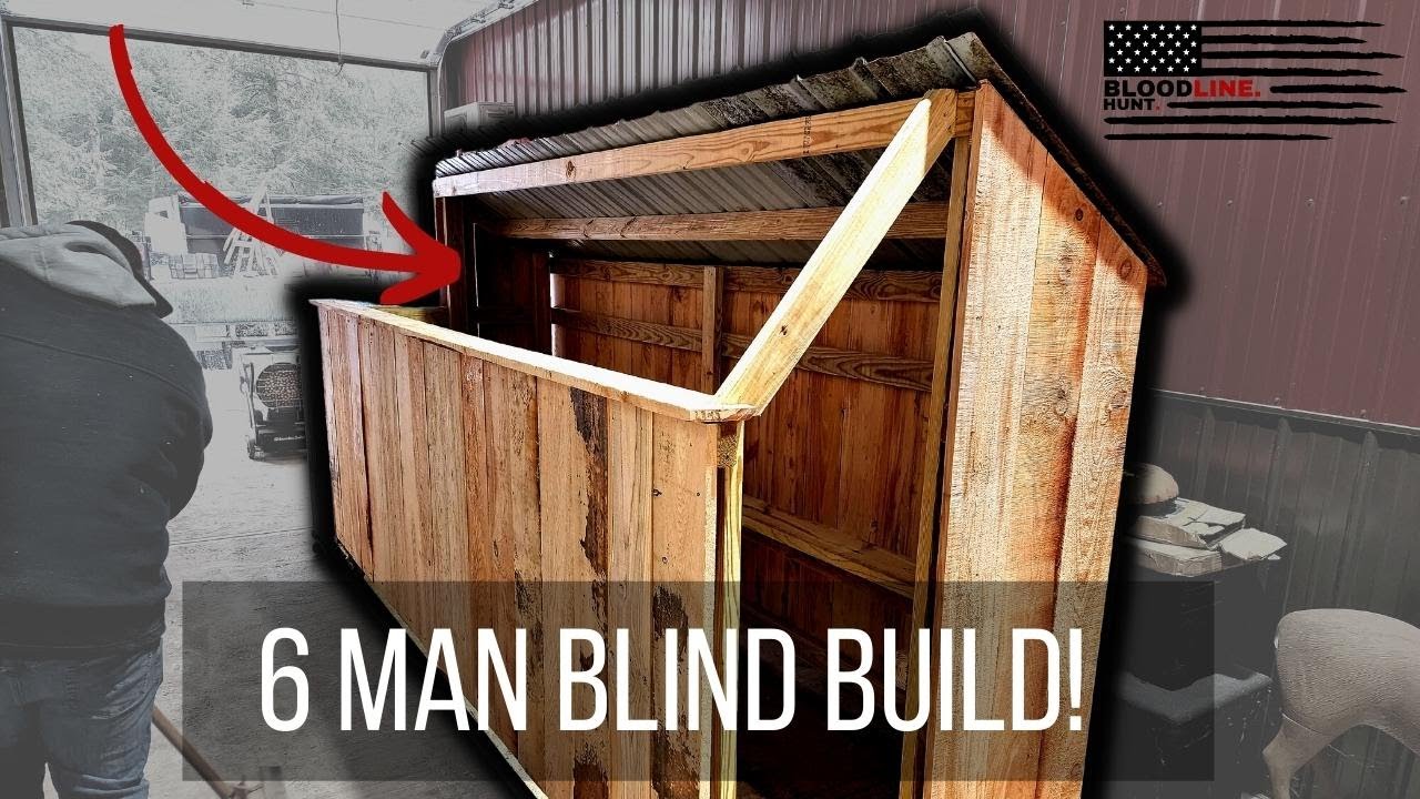 Building A 6 Man Duck Blind!