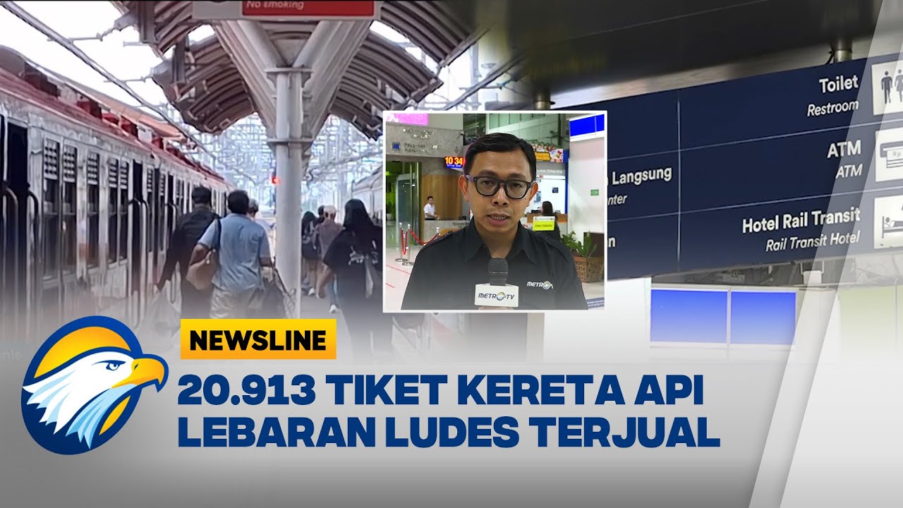 Penjualan Tiket Kereta Api Mudik Lebaran Resmi! Dibuka - [Newsline]