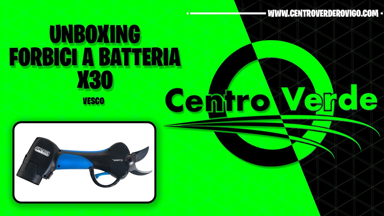 UNBOXING: Forbice Vesco X30