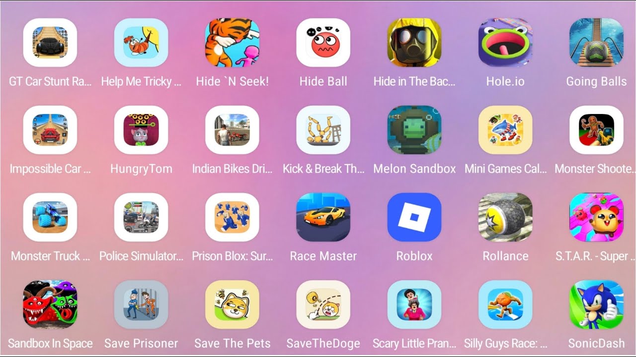 Kick&Break Randgoll Games,Sprunki Survival,Subway Surf,Bridge Race,Draw To Smash,Thief Puzzle