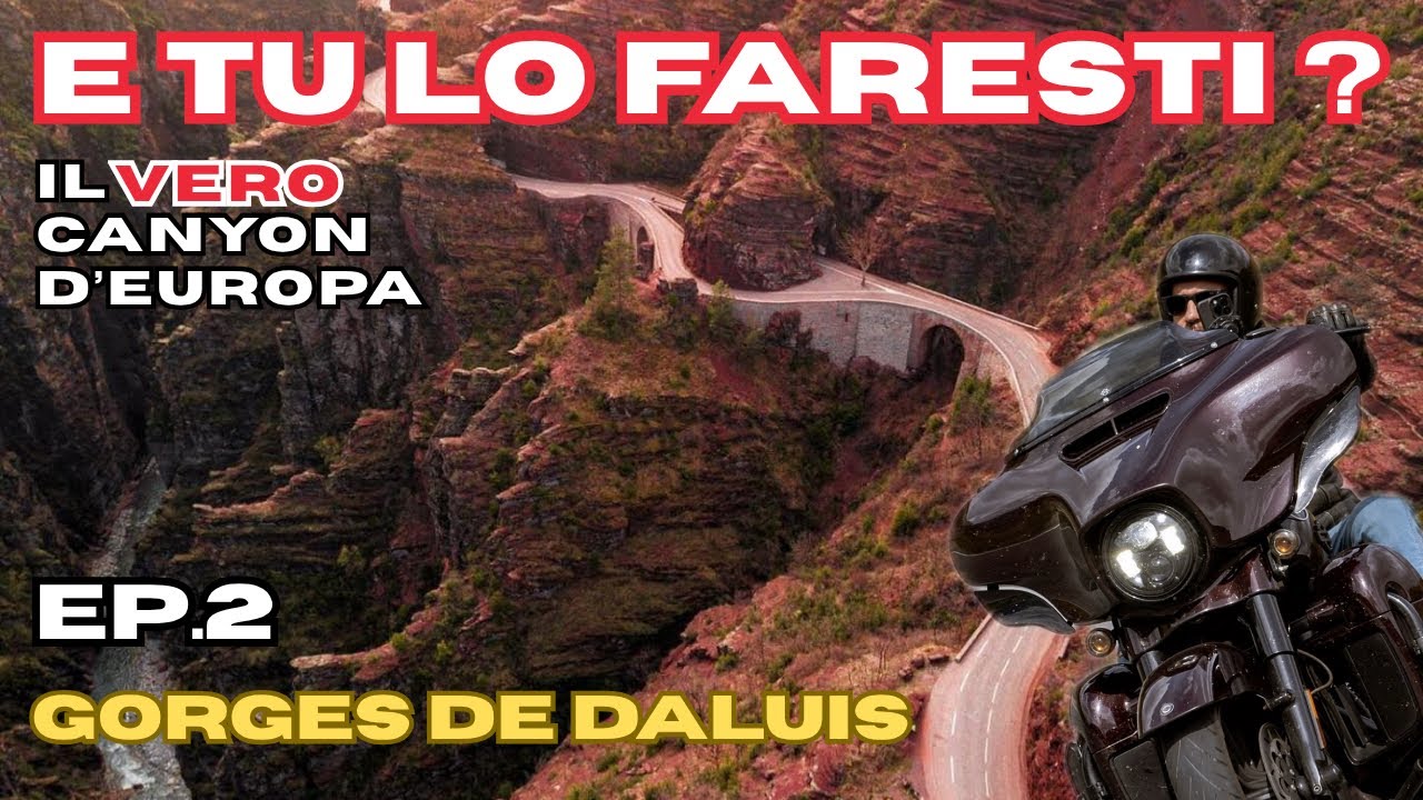 🇫🇷 In HARLEY nel canyon più folle!!!  Sulle strade delle Gole di Daluis EP.2