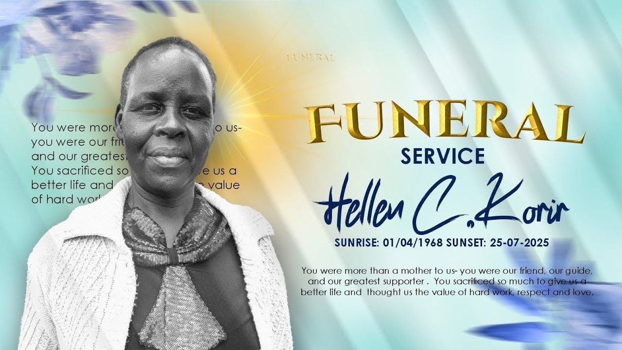 FUNERAL SERVICE FOR THE LATE HELLEN CHEMUTAI KORIR