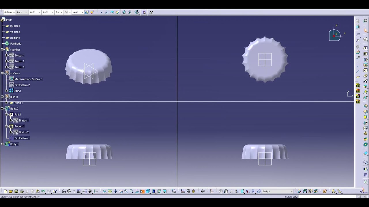 Bottle Cap Catia Part + GSD #1