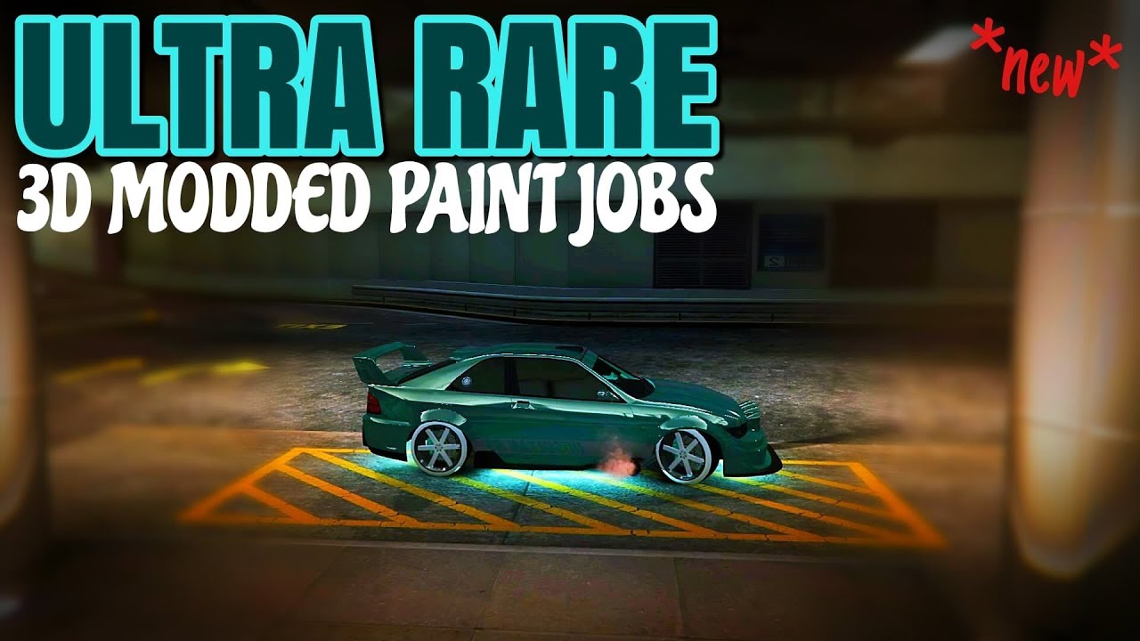 GTA V ONLINE - ULTRA RARE 3D MODDED PAINT JOBS