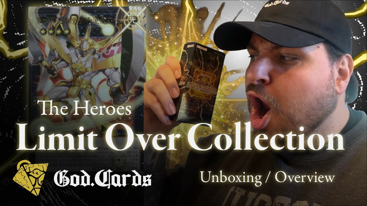LIMIT OVER COLLECTION is HERE! Opening Yu-Gi-Oh's INSANE NEW SET! The Heroes!