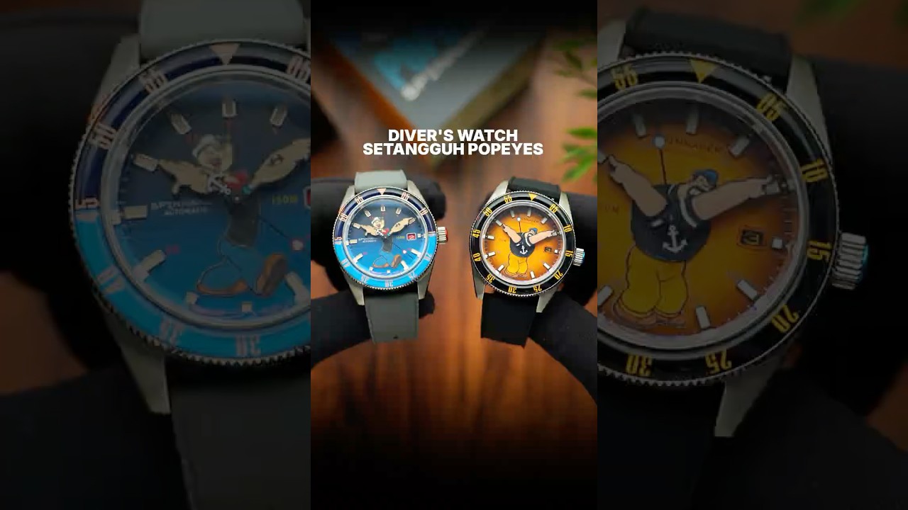 Ada dua model, yaitu Popeye Blue (SP-5161-02) dan Brutus Yellow (SP-5161-01). Simak reviewnya!