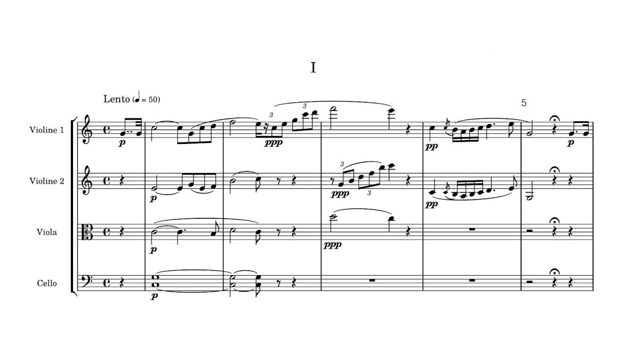 Luigi Cherubini – String Quartet No.2, in C major