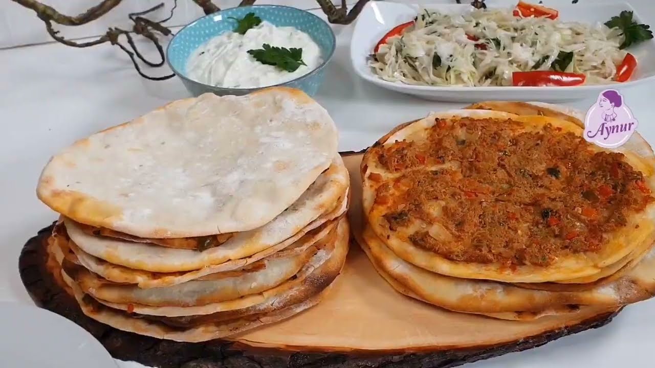 LAHMACUN Rezept original wie beim Bäcker Türkische Pizza backen