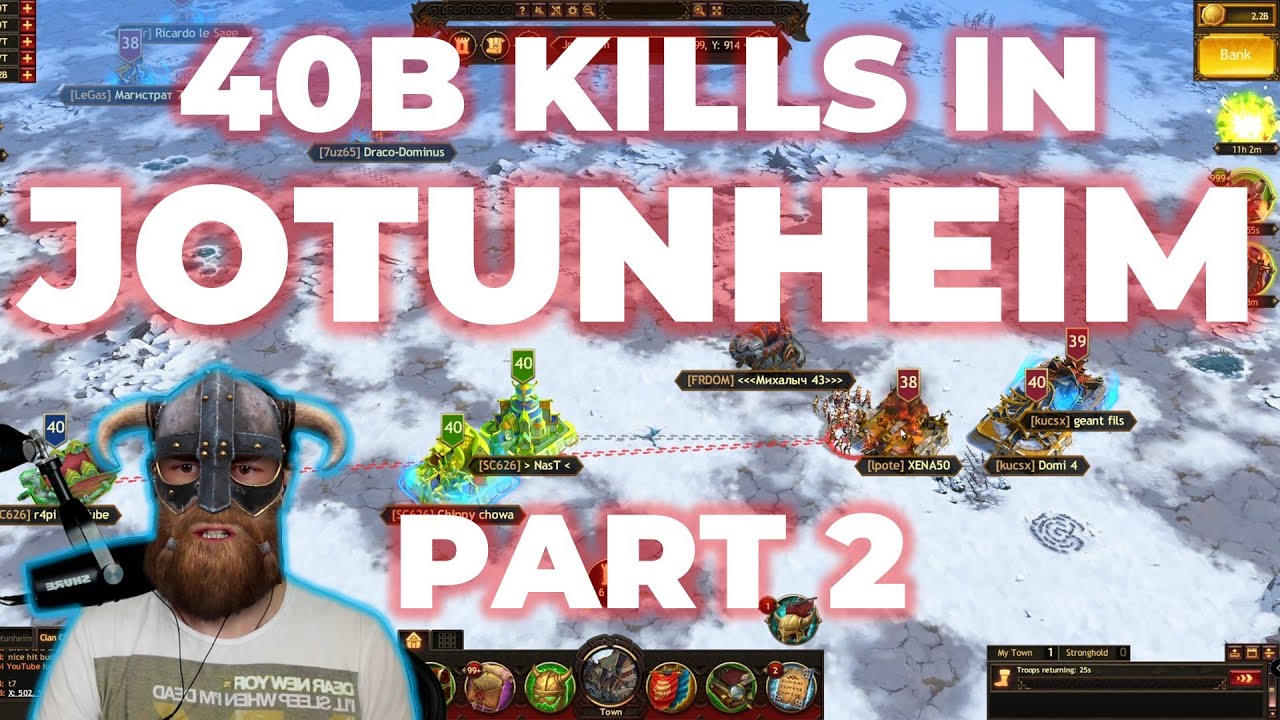 Vikings War of Clans - 40B Kills in Jotunheim ❄ Part #2