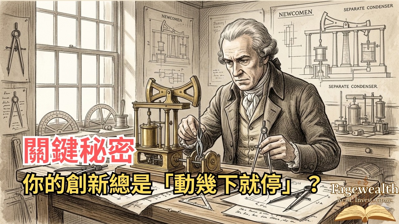 從學徒到改變世界：深解析瓦特與鮑爾頓的「天才+資本」創業公式，揭開工業革命的最強底層邏輯。「Pagewealth」