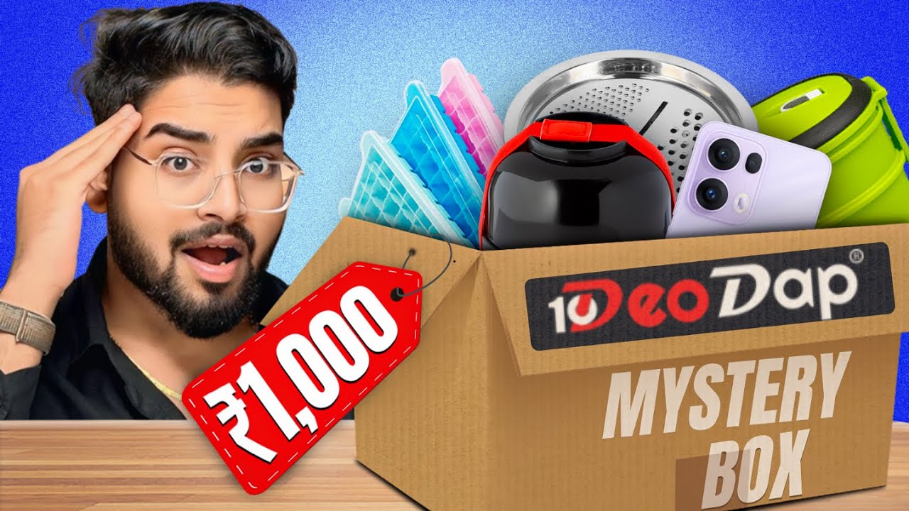DeoDap 1000 Rupees Mystery Box Unboxing 😱 Premium Product Mystery Box is Real Or Fake ?